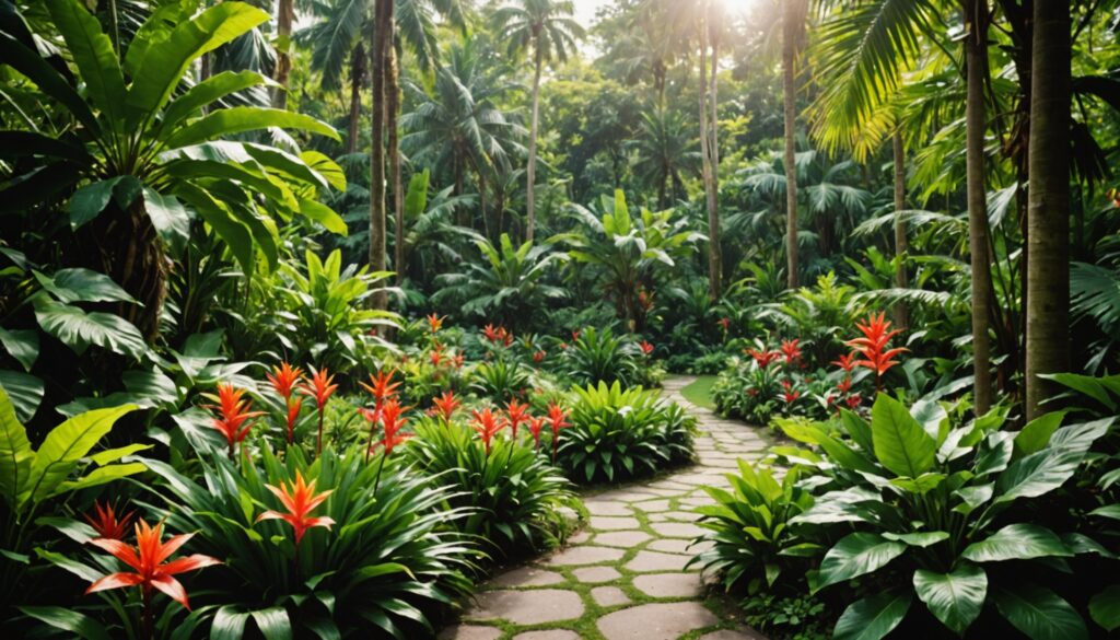 jardin botanique présentant la biodiversité guadeloupéenne