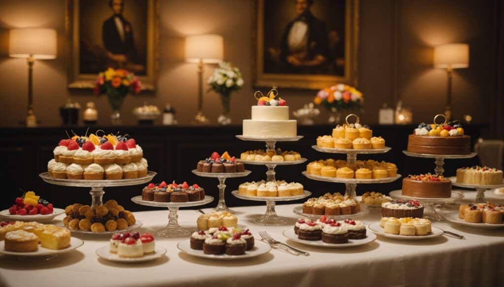 Un chef pâtissier français créant un dessert élégant